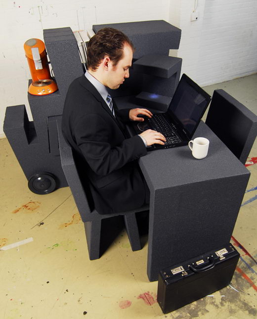 Portable Office made from EPS Foam