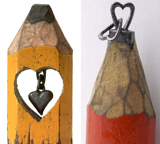 Incredible Miniscule Pencil Tip Carvings by Dalton Ghetti