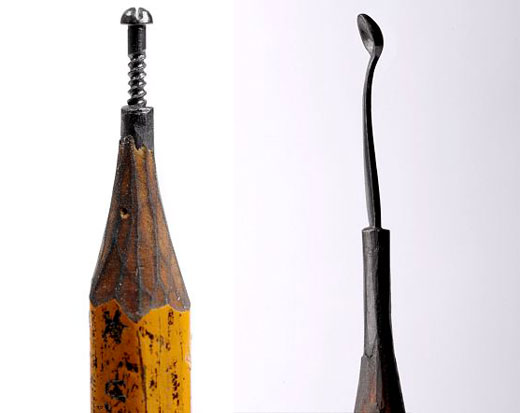 Incredible Miniscule Pencil Tip Carvings by Dalton Ghetti