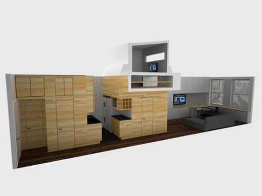 Economic Small Apartment with full functionality