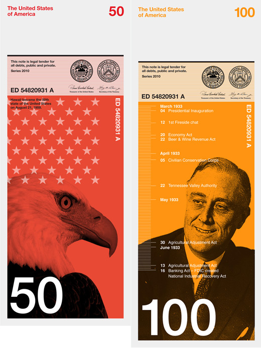 Interesting Redesign of US Dollar