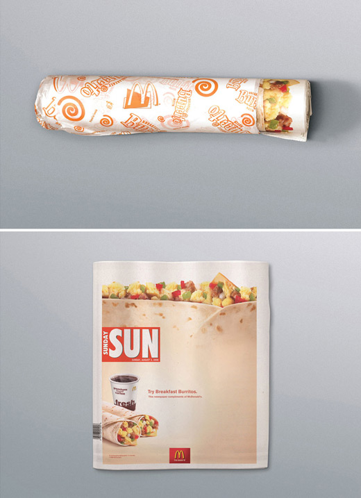 20 Creative and Smart McDonald's Advertisement Designs over World