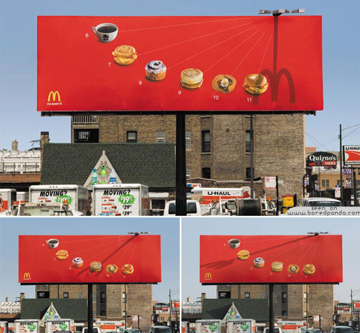 20 Creative and Smart McDonald's Advertisement Designs over World