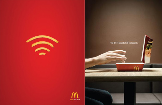 20 Creative and Smart McDonald's Advertisement Designs over World