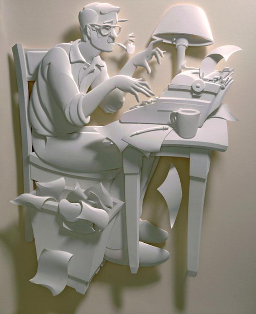 Amazing 3D Paper Sculpture by Jeff Nishinaka