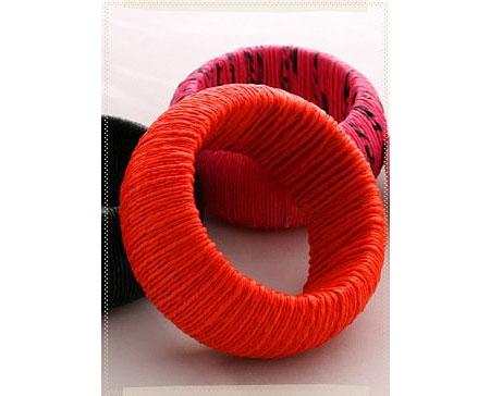 Recycled Plastic Bag Bangles