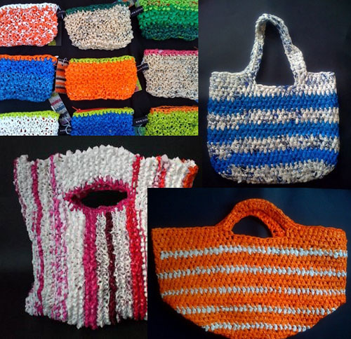 The Handbag made from Plastic Bags | circularthreadz