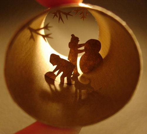 Amazing Paper Cut: World in a Toilet Paper Roll