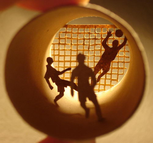 Amazing Paper Cut: World in a Toilet Paper Roll