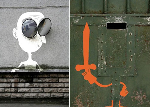 Funny and Creative Street Art from Sandrine Estrade Ball