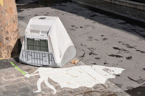 Funny and Creative Street Art from Sandrine Estrade Ball