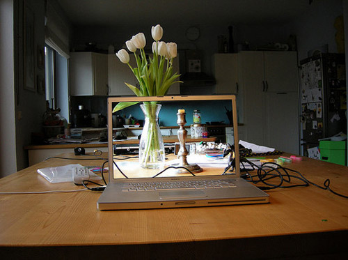 Illusion Trick, See Through Screen Photos