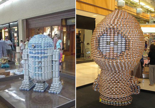 19 Geek Inspired Can Sculptures