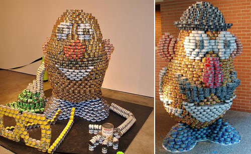 19 Geek Inspired Can Sculptures