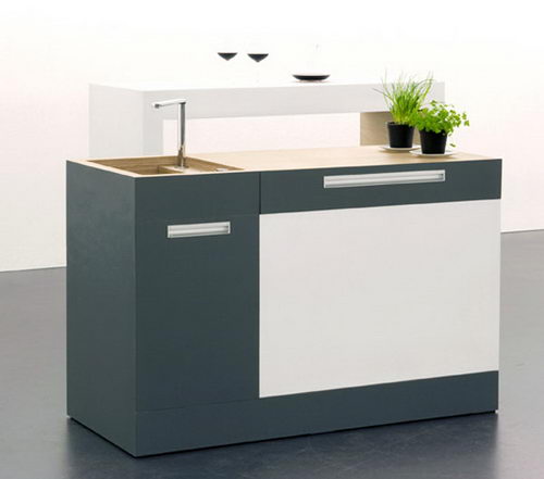 Innovative Compact Kitchen Design for Small Apartment