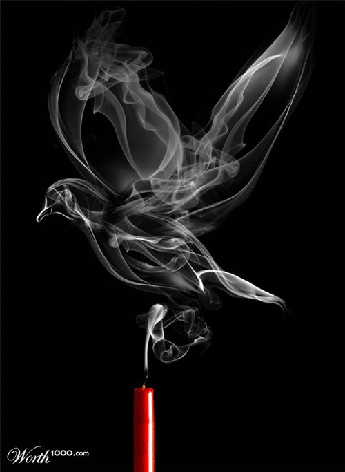 Art of Smoke! Creative Eyes get in Smoke! - Design Swan