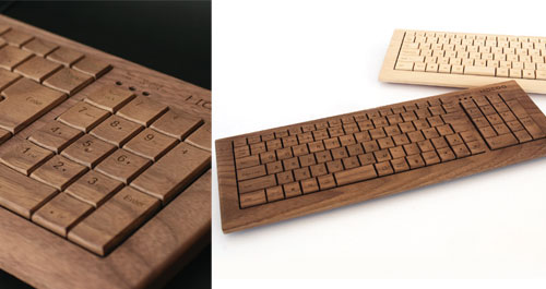 Wooden Computer Keyboard