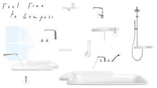 Flexible Bathroom Design: Axor Bouroullec