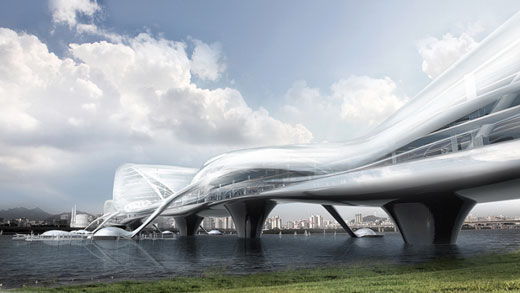 Multifunctional Futuristic Bridges from Korea