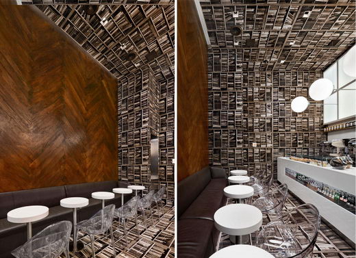 Amazing Library Inspired Café Design