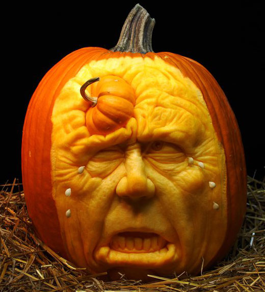 Most Amazing Pumpkin Carvings from Ray Villafane