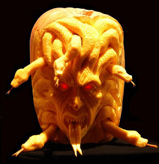 Most Amazing Pumpkin Carvings from Ray Villafane