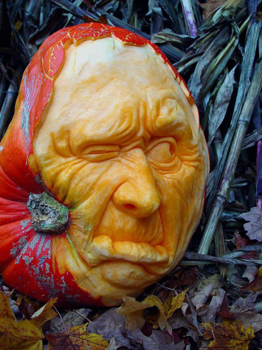 Most Amazing Pumpkin Carvings from Ray Villafane