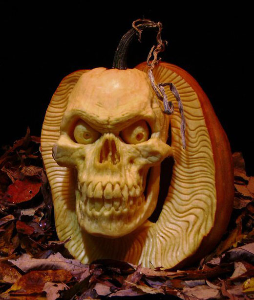 Most Amazing Pumpkin Carvings from Ray Villafane