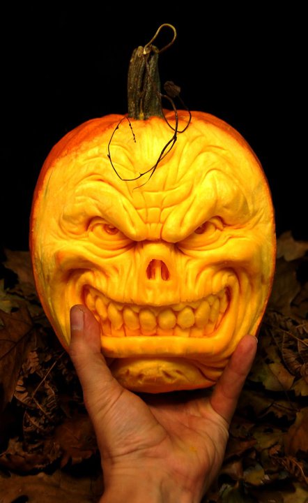 Most Amazing Pumpkin Carvings from Ray Villafane