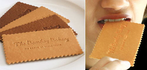 10 Unusual Eatible Business Card Designs