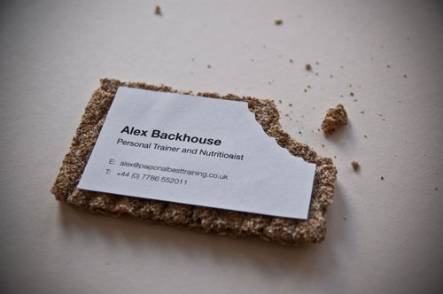 10 Unusual Eatible Business Card Designs