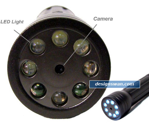 8-LED Flaslight Mini DVR Camera