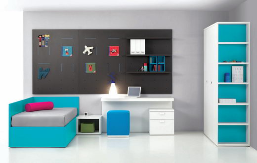 Fresh and Compact Kids Room Design