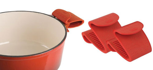 Heat Insulation Silicone Oven Mitt Pot Pan Saucepan Handle Cover Grip Sleeve  Tools