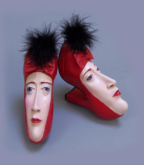 face on shoes