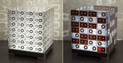 Creative Tape Lamp: 100 Micro Cassettes is All You Need