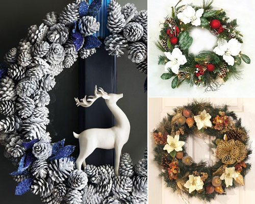 20 Beautiful Christmas Wreath Decorating Ideas