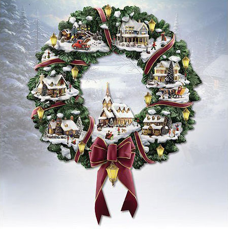 20 Beautiful Christmas Wreath Decorating Ideas