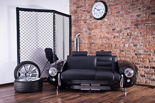 Innovative Living Room Design Inspired by Car