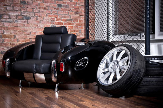 Innovative Living Room Design Inspired by Car