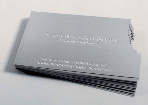 Creative and Unusual Dentist Business Card Designs