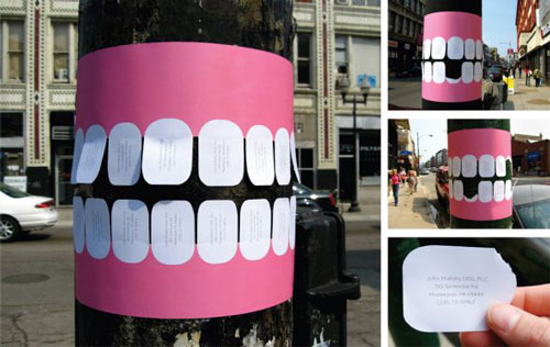 Creative and Unusual Dentist Business Card Designs