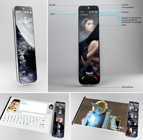 Mobile Script Cell Phone Concept