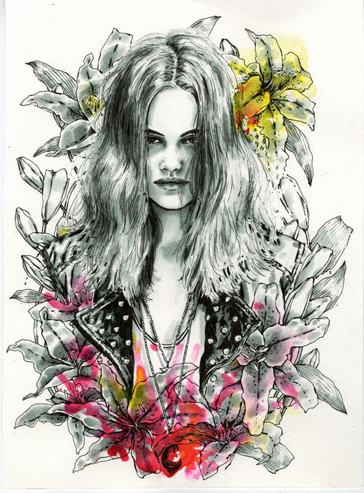 Beautiful Watercolor Illustration from Nicole Guice