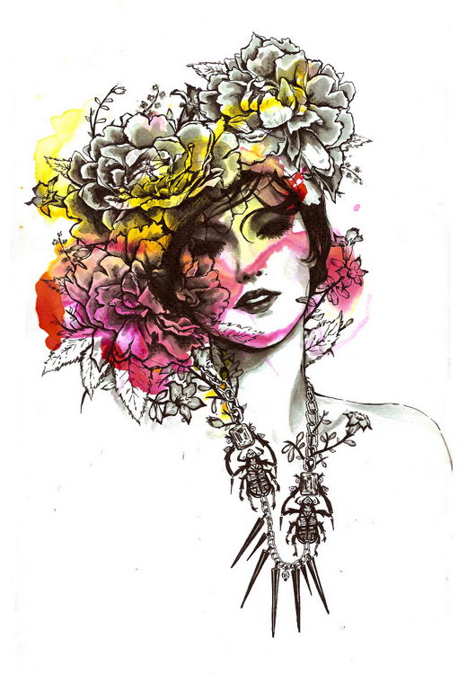 Beautiful Watercolor Illustration from Nicole Guice
