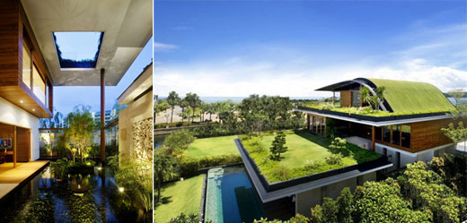 Meera House: Inspiring Rooftop Garden House in Singapore/