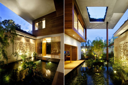 Meera House: Inspiring Rooftop Garden House in Singapore