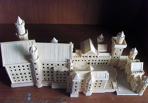 Amazing Architecture Made of Toothpicks