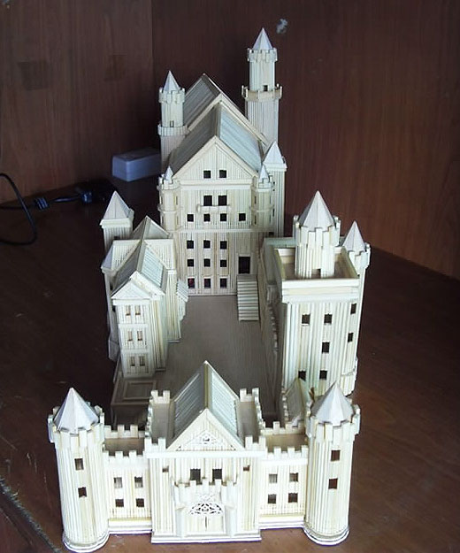 Amazing Architecture Made of Toothpicks