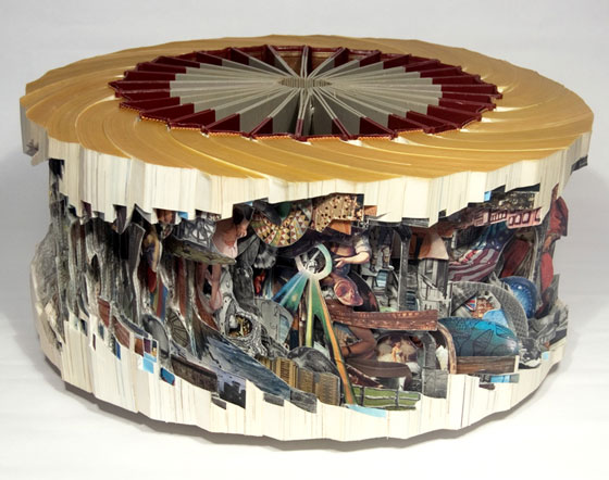 Book Surgery: Incredible Book Carving Art from Brian Dettmer